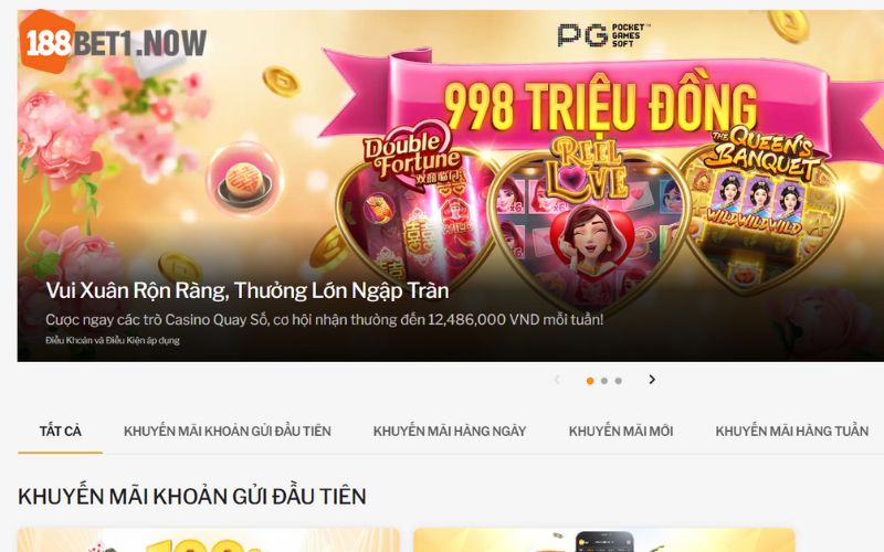 Điều kiện nhận ưu đãi từ 188Bet